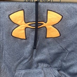 Grey under armour hoodie